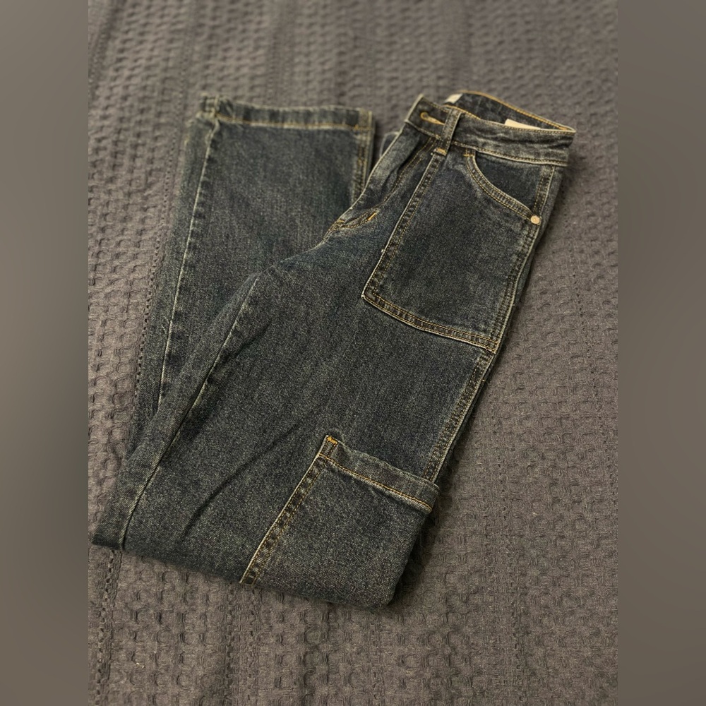 Classic Blue Straight Leg Women's Jeans